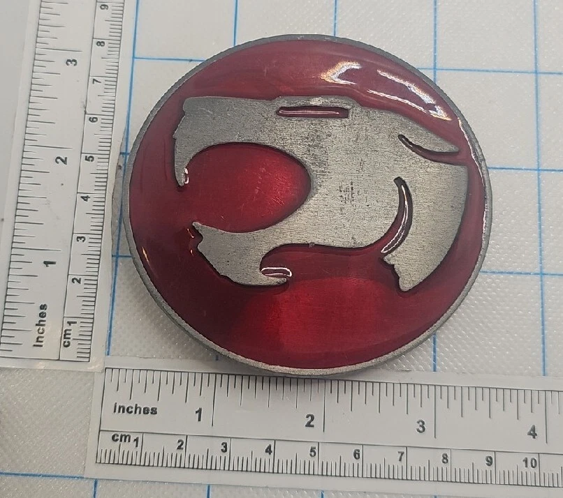 Hebilla de cinturón de metal con logotipo de Thundercats 2005 Warner Brothers  Foto 2 de 4
