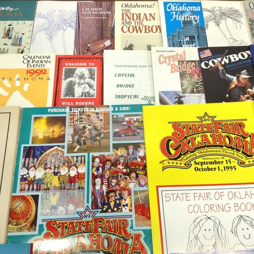 1995 Oklahoma State Fair PROGRAM Coloring Book + OK Brochures Pamphlets Ephemera - Picture 5 of 9