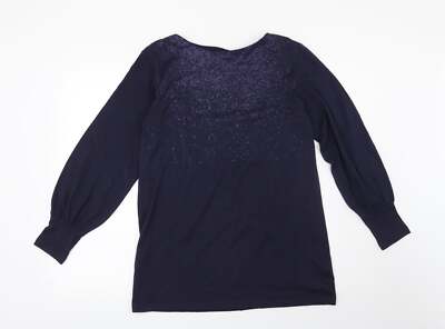 Marks and Spencer Damen blau Polyestermischung Sweatshirt Größe 10