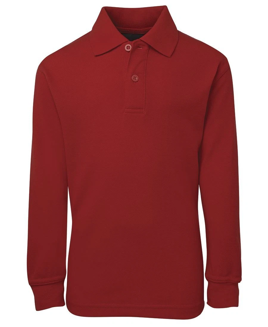 Long sleeve school polo cheap tops