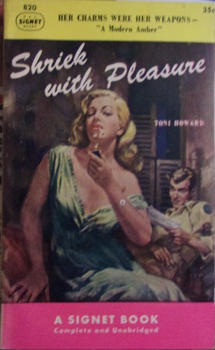 Toni Howard, Schreik With Pleasure, Erstausgabe mit Siegel