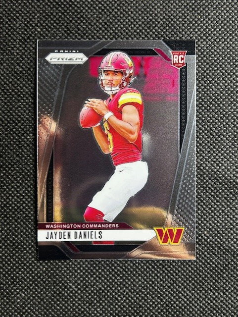 2024 Panini Prizm Jayden Daniels Rookie Base #347 RC Commanders Clean