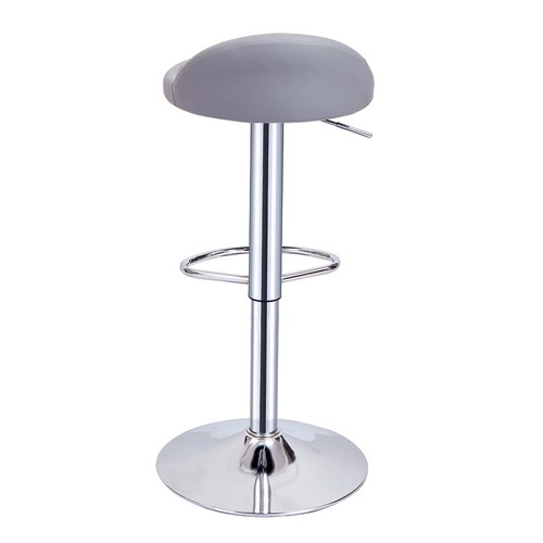 2PCS Bar Stools Gas Lift Swivel Stool Pub Club Cafe Breakfast Chair Faux Leather - Picture 172 of 217
