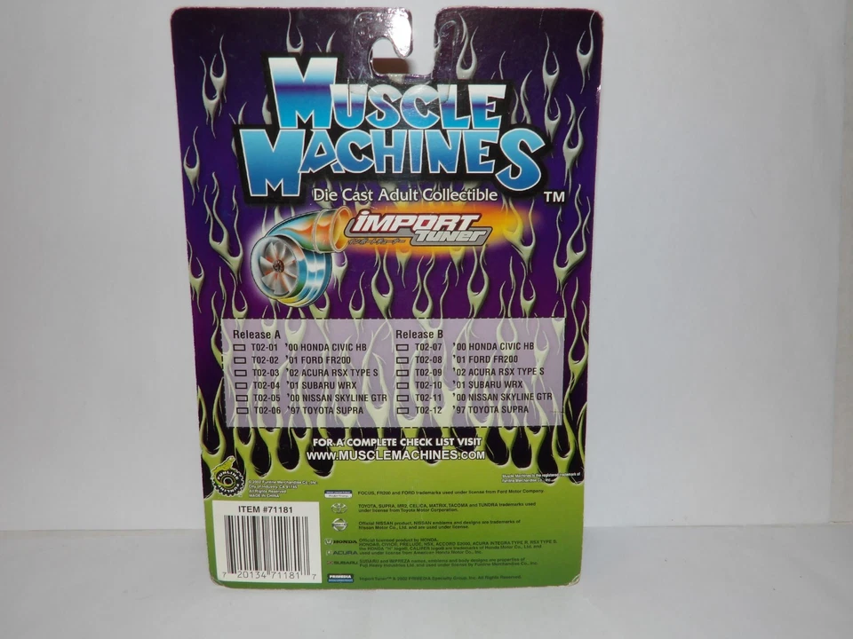 Funline Muscle Machines 00 Honda Civic HB yellow - Image 4 of 4