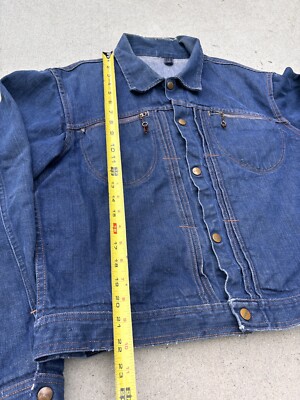 1950s 1960s Roebucks Sears Pleated Cowhand Type II Denim