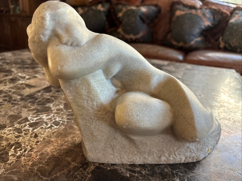 Vintage Sculpture “Dreamer “ By Glinski Signet