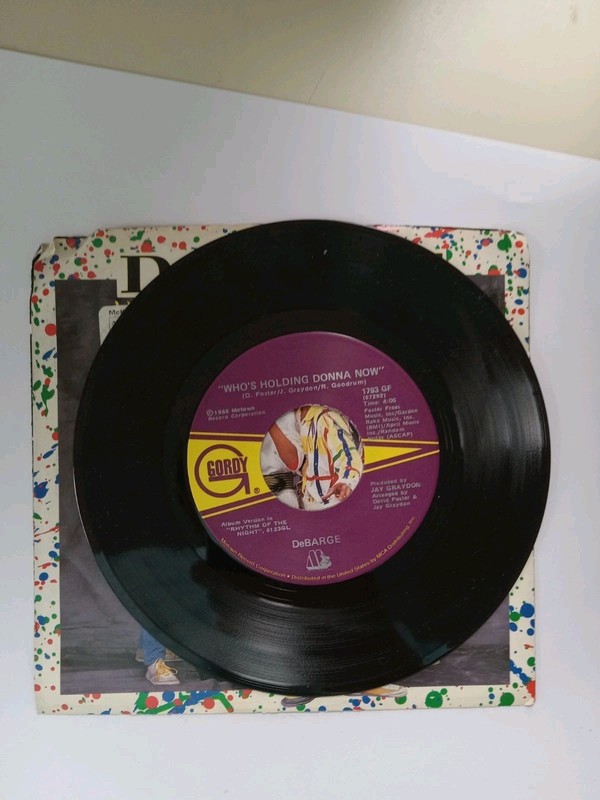 DeBarge - Who's Holding Donna Now / Instrumental - Gordy 1793 45 RPM Vinyl