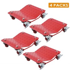 Car Tire Wheel Trolley Dollies 2/4pcs 1500lb Each Weight Capacity Vehicle Skate