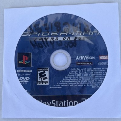 Spider-Man: Friend or Foe PlayStation 2 PS2 DISC ONLY NO TRACKING *Tested*