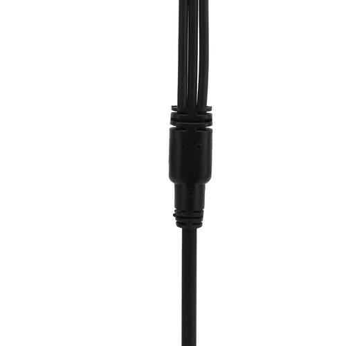 Moto Écouteur Micro 2 Broches PTT Noir Casque De Vélo Casque Microphone - Afbeelding 5 van 12
