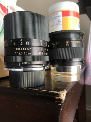 Tamron SP 90mm F2.5 lens for Nikon Film and Nikon Digital SLR cameras