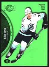 2021-22 Metal Universe Precious Metal Gems Green #193 Kole Lind /100