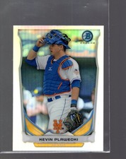 2014 Bowman - Bowman Scout Top 5 Prospects Mini Chrome Refractors Kevin Plawecki