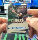 2025 Topps Finest Jaxson Dart Auto RC Giants On Card Auto