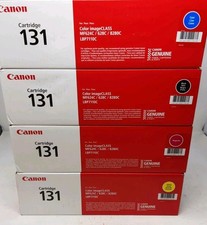 Canon 131 Original / High Yield Toner Cartridge Set NEW- OPEN YELLOW