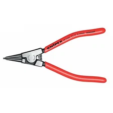 Knipex 46 11 G4 7-1/4" Circlip Pliers For Grip Rings On Shafts, Plastic Grip