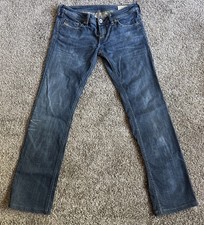 DIESEL Lowky Womens Straight Leg Blue Denim Jeans W28 Hemmed 30  Inseam