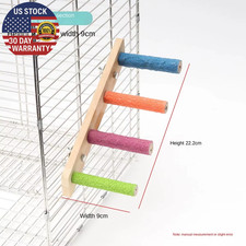 4/6/8 Step Bird Climbing Ladder Pet Interactive Ladder Parrot Grinding Claws and