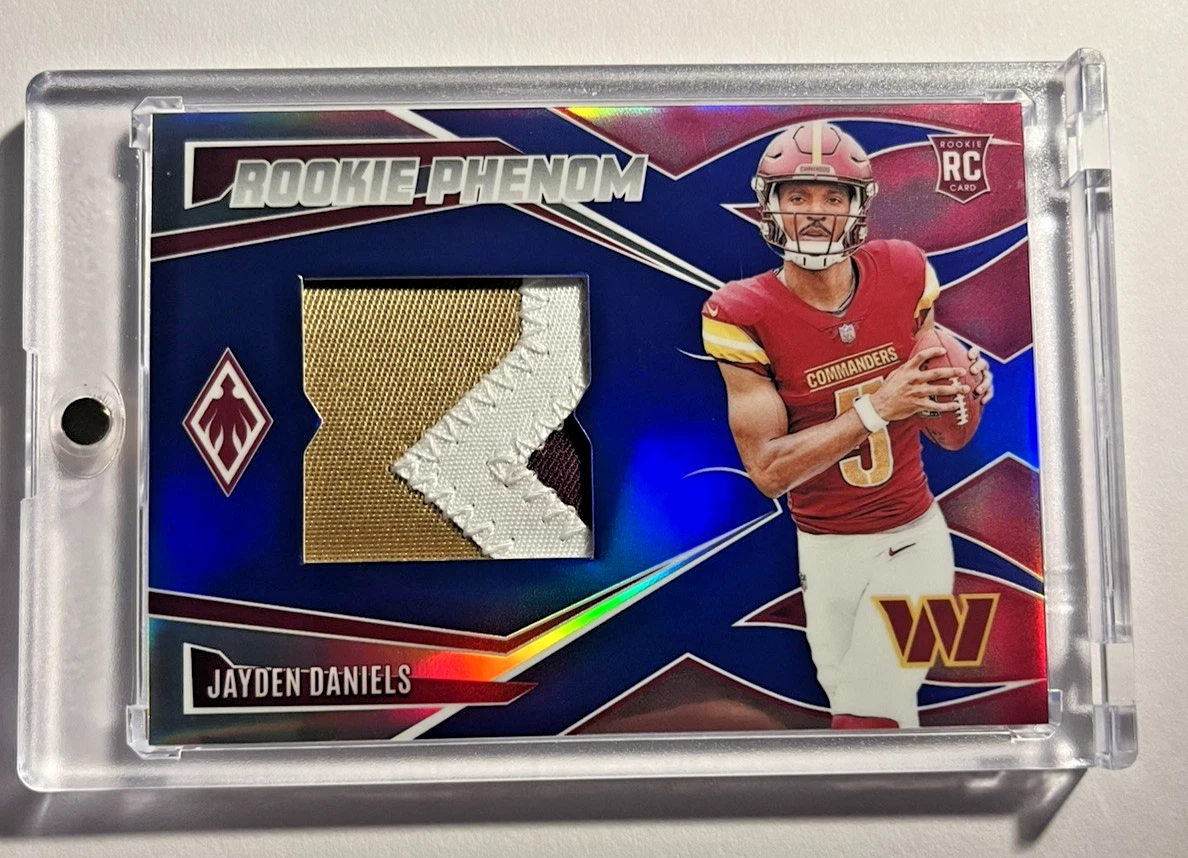 Jayden Daniels Panini Phoenix Rookie Phenom Jersey #RPJJDS Blue