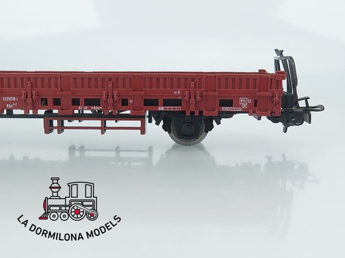 RR1176 H0 ~AC MÄRKLIN 4694 Rungenwagen Kbs 443 der DB - OVP - Picture 5 of 18