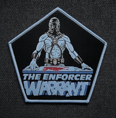 Warrant Patch Aufnäher The Enforcer