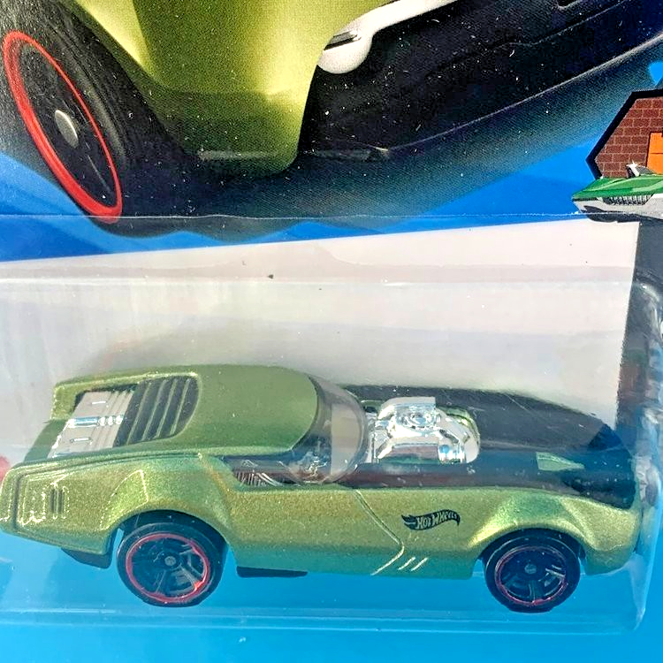 HOT WHEELS 2025 SLIDE-BURN METALFLAKE OLIVE GREEN 108/250 HYX84