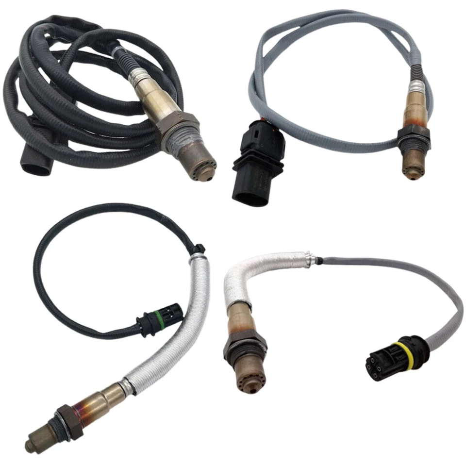 Sensor de oxígeno ascendente + descendente 4 piezas para BMW E82 E90 E91 128i 328i 328i xDrive X5 X3 Foto 2 de 4