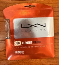 Luxilon 130 Element Rough 16L Guage Tennis String - Brand New