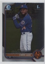 2022 Bowman Chrome Prospects Simon Juan #BCP-170 12g7