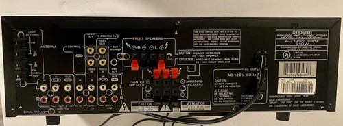 Pioneer VSX-D307-HT Audio/Video Multi-Channel Receiver - Picture 2 of 4