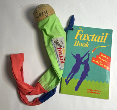 Vintage The Foxtail Book & Ball Tail 1991 Klutz Press **JOEY is written on it**