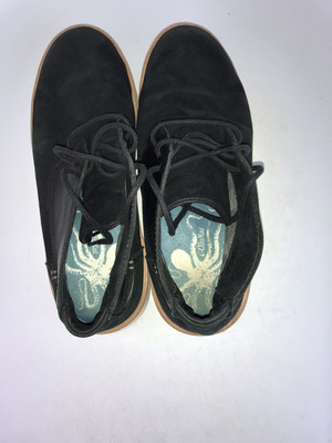 Olukai Kalia Puki Chukka Boot Black Full Grain Leather 