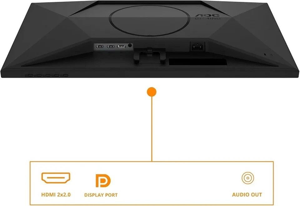 AOC Gaming 24G4XED, 24 Zoll FullHD, 180Hz, FreeSync Prem., G-Sync Comp.  - Bild 4 von 4