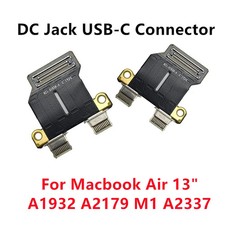 Power DC Jack USB-C Connector For Apple Macbook Air 13" A1932 A2179 2018-2020