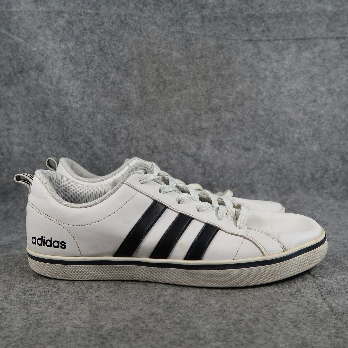 Adidas Men\'s Vs Pace Sneaker Size 12 White‎ Black Three Stripe Athletic adidas VS Pace 2.0 3-STRIPES BRANDING SYNTHETIC NUBUCK SHOES  main image 4