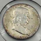1957 D Franklin Half Dollar