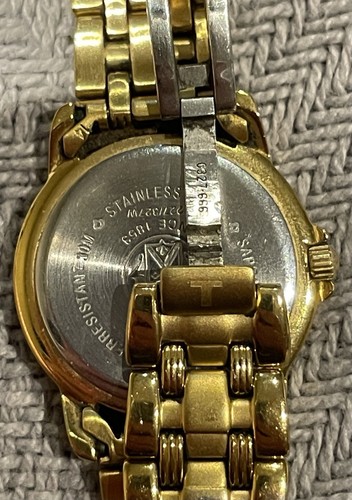 Vintage Tissot Ballade Gold Plated 28mm Watch - NEW BATTERY - RUNS WELL! - Picture 6 of 7
