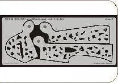 Bf 109F/G Large Blotch mask-etch 1/48 - Eduard XF562