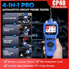 OBDResource CP40 4in1 Auto Circuit Tester -Oscilloscope Multimeter Fuel Injector