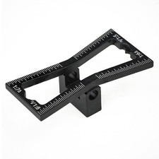 2X(Black Woodworking Dovetail Template Tool Small DIY Woodworking Tools H3O6)