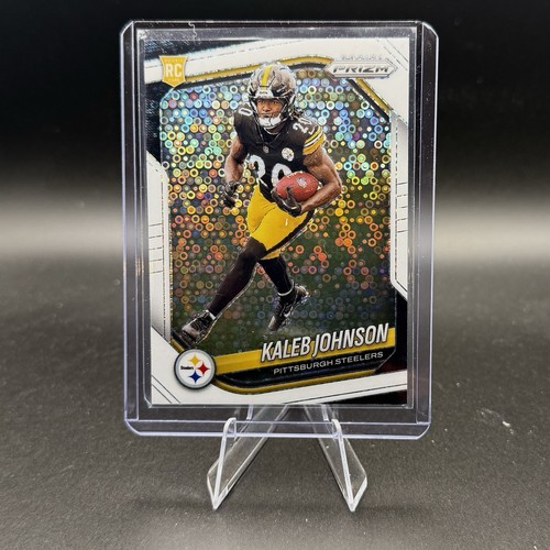 2025 Panini Prizm - Rookies Kaleb Johnson #375 White Disco Prizm (RC)