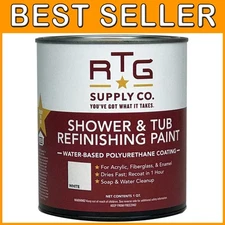 RTG White Shower & Tub Refinishing Paint - DIYers' Favorite