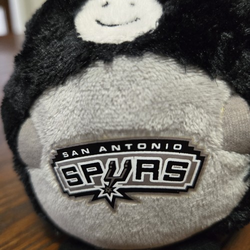 Ty Beanie Ballz San Antonio Spurs NBA Plush Stuffed 5" Retired 2012 Black - Bild 7 von 7