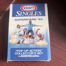 1993 Kraft Singles Superstars '93 Pop-Up Action Baseball Cards American League
