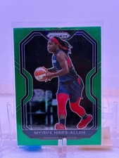 2021 Panini Prizm WNBA Green Prizm #40 Myisha Hines-Allen Washington Mystics