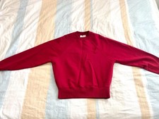 AMI Alexandre Mattiussi Ami de Coeur Tonal Crewneck Red Size M