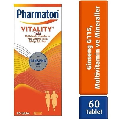 Pharmaton Vitality Multivitamins & Minerals 60 Caplets EXP-05/2026