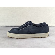 Keds Champion Navy Blue Leather Low Top Sneakers WH8541M Womens 7.5
