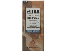 AMBI Even  Clear Moderate Dark Spots Fade Cream All Skin types Treats 1 oz NEW