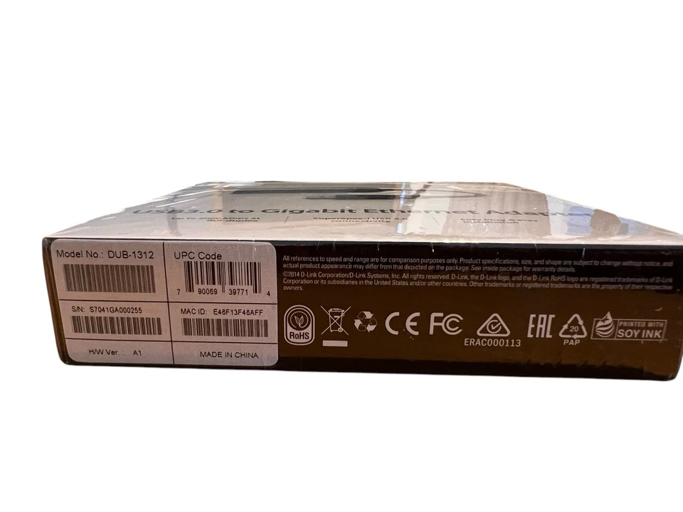 D-Link DUB-1312 USB 3.0 to Gigabit Ethernet LAN Network Adapter for PC Notebook - Image 3 of 3